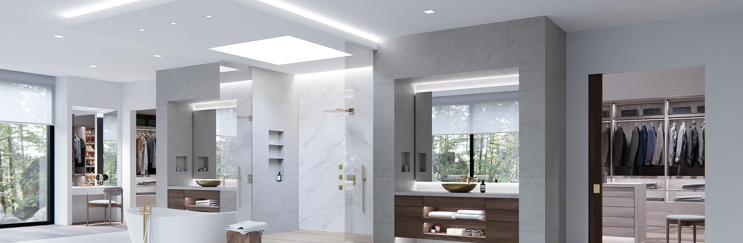 Linear cove lighting